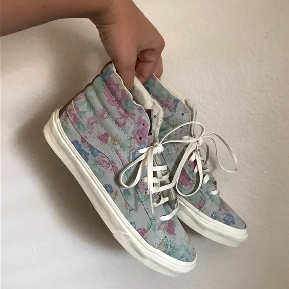 Floral Vans high tops - Picture 2 of 4
